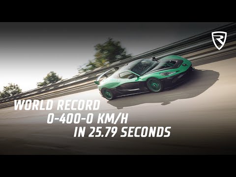 Thumbnail for Rimac Nevera R Destroys 24 World Records | 0-400-0 in 25.79s! by Car