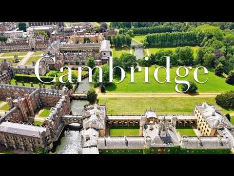 The Beauty of Cambridge - the University and River Cam from the Air | 4K Cinematic Drone