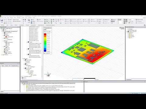 Crash course: Thermal analysis of PCBs using Ansys tools.