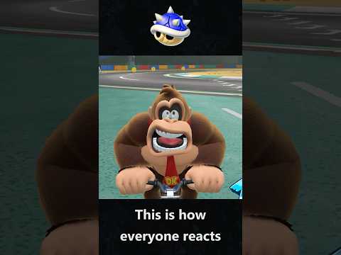 How Everyone Reacts to the Blue Shell #mariokartworld