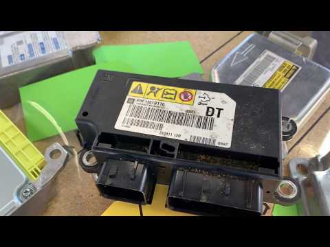How to reset GMC Airbag Module After Accident - Crash Data & Hard Codes Removal