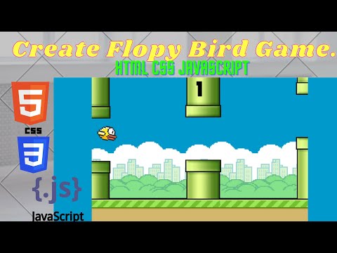 Create Flappy Bird Game With Javascript Html Source Code Javascript Project For Beginners