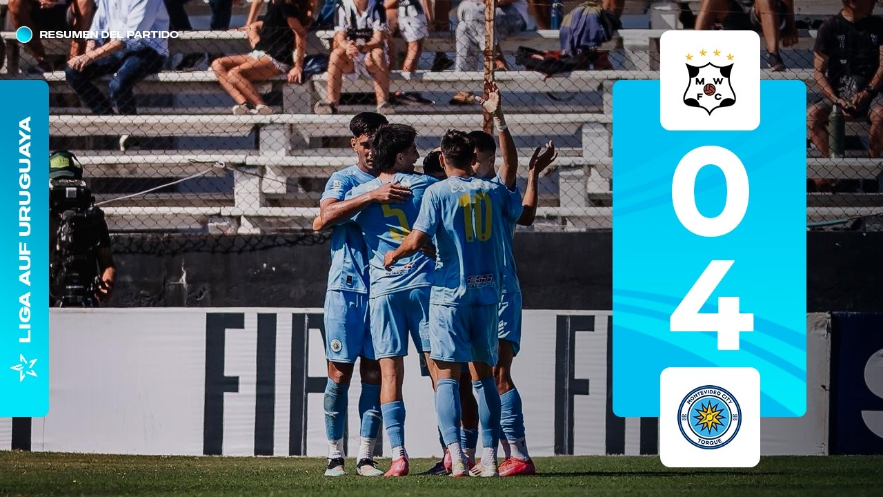 Montevideo Wanderers vs Montevideo City Torque Highlights
