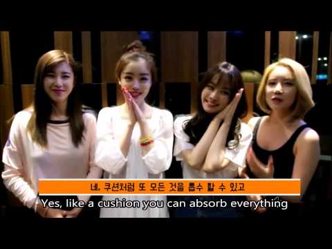 [ENGSUB] 150720 Secret Support Message to Sonamoo