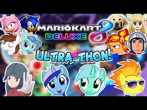 The SUPER CRAZY Mario Kart 8 Deluxe ULTRA-THON! (12-PLAYER ACTION)
