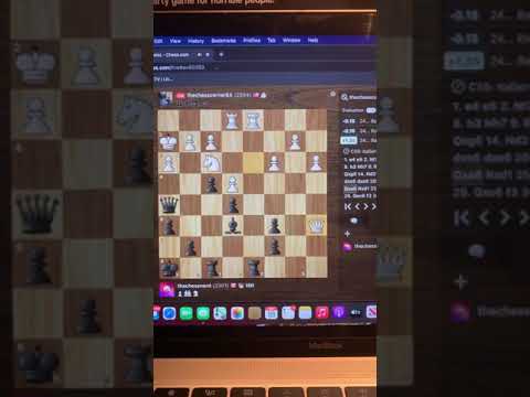 I beat a 2500 on chess.com 😳 #chess #chessgame