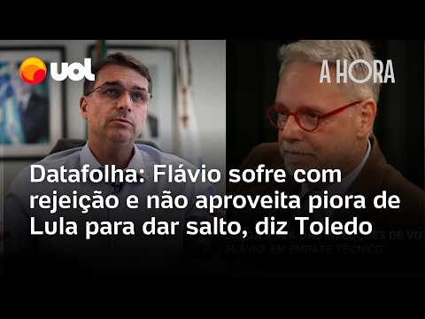 Datafolha: Flávio Bolsonaro sofre com rejeição e não aproveita piora de Lula para dar salto | Toledo