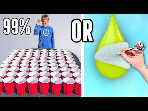 99% Trick Shot, or Get SOAKED by Water Balloon!