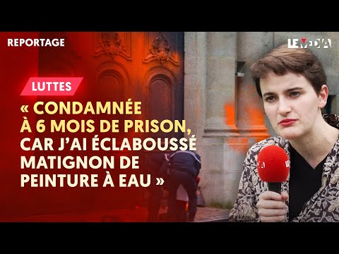 6 MOIS FERME POUR DE LA PEINTURE : LA CONDAMNATION SCANDALEUSE D’UNE MILITANTE