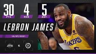 LeBron James DROPS 30 PTS in for Lakers vs. Celtics 🍿 💪