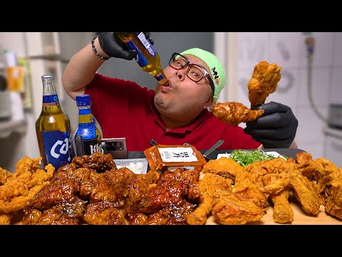 A big man eat Chicken Mukbang Eatingshow