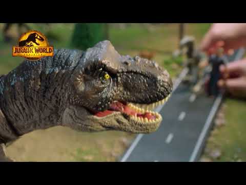 Jurassic World Tyranozaur Niszcz i pożeraj | Jurassic World | Mattel Po Polsku    | AD