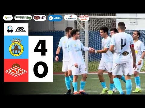 Marín C.F. 4-0 C. San Martín Vilaxoan | Resumen 1ª Futgal - Jornada 8