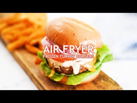 Juicy Air Fryer Frozen Turkey Burgers | Quick & Easy Recipe