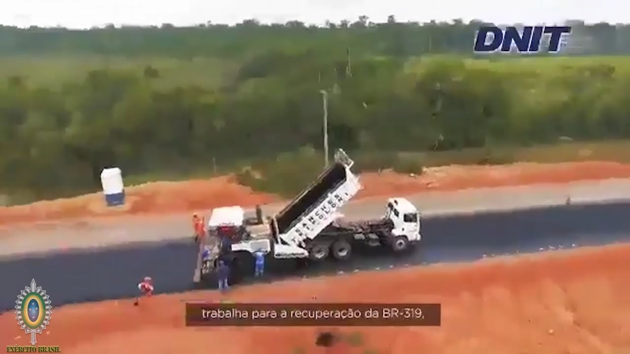 Obras na BR-319/AM - Porto Velho-Manaus