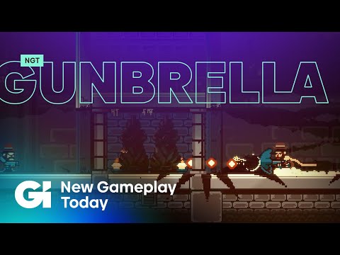 Gunbrella: A Pixel Shooter From Gato Roboto Devs | New Gameplay Today
