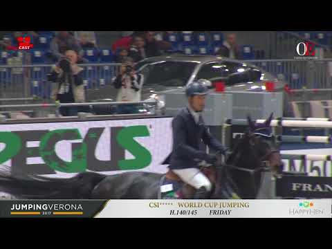 OE TV 2. Luca Maria Moneta with Ambra ! h 1.45 Jumping Verona 2017