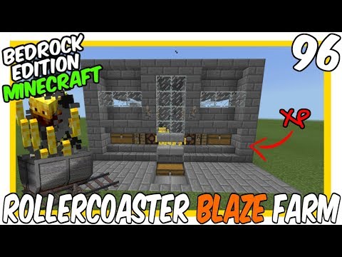Concept Blaze Rollercoaster Spawner Farm Bedrock Edition ...