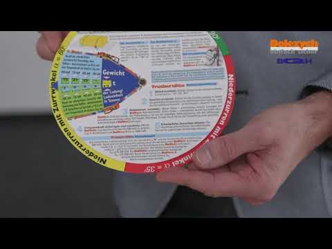 Niederzurren: Die richtige Zurrgurt-Anzahl und -Dimensionierung mit der Trucker's Disc ermitteln