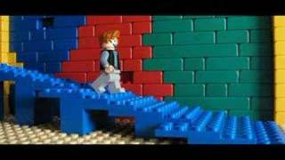 preview picture of video 'TEST - LEGO minifig going down wide stairs'