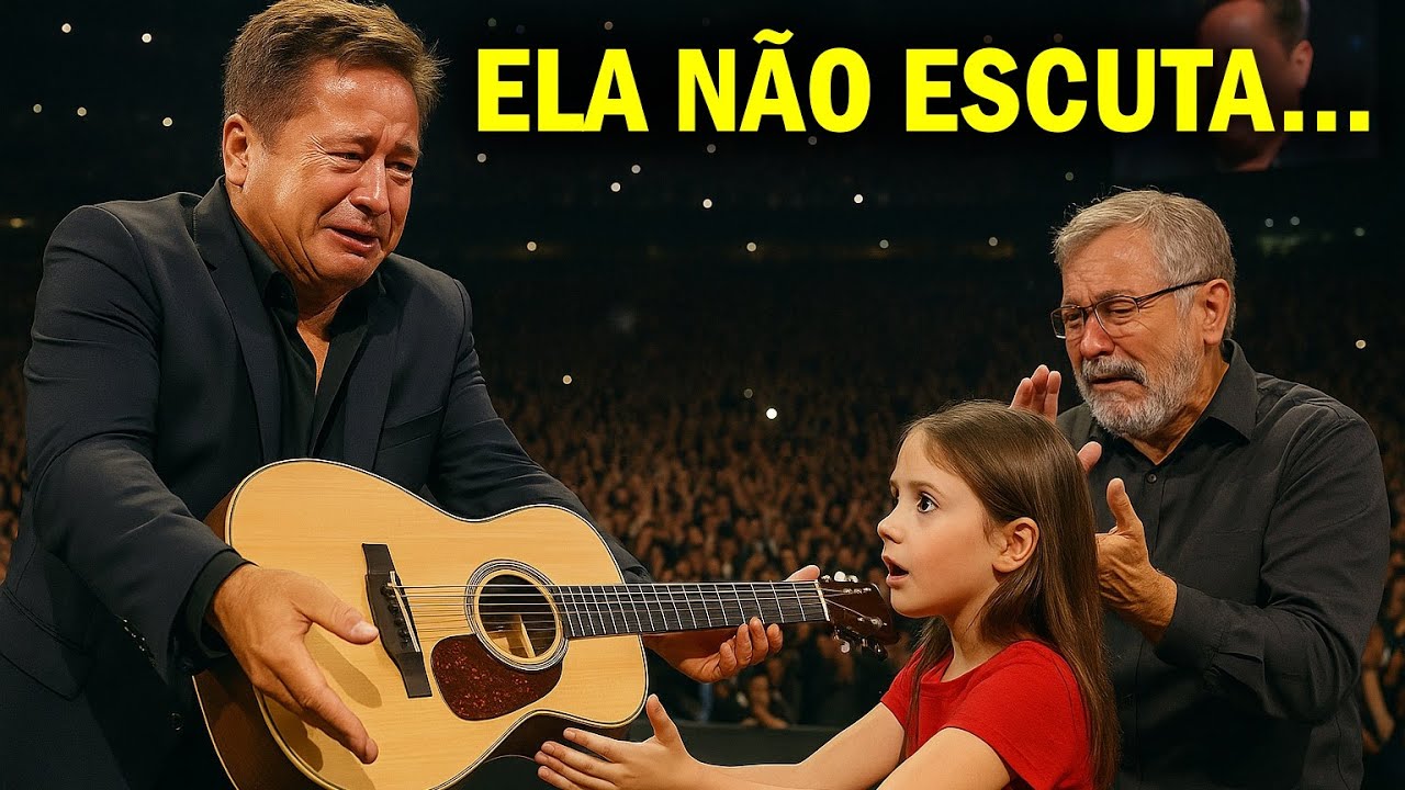 Menina SURDA pede para tocar em palco — Mas Leonardo, O CANTOR DO POVO, deixou todos em lágrimas