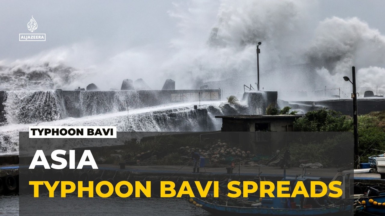 Typhoon Bavi: Largest storm in years heads for Japan, Taiwan, China