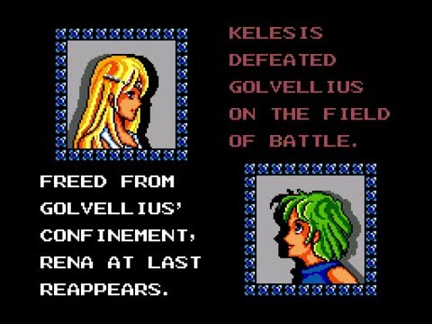 Golvellius - Sega Master System - ending