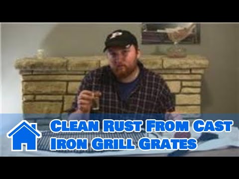 Rust Removal : How to Clean Rust From Cast Iron Grill...