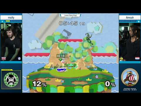 Valhalla II - maXy (Jigglypuff) Vs. Amsah (Sheik) - Losers Semis - Melee Singles