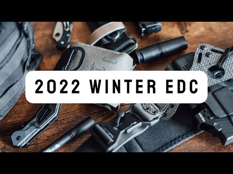 2022 WINTER EDC (EVERY DAY CARRY) | WHAT'S IN MY BAG? Self defense, medical, practical tools