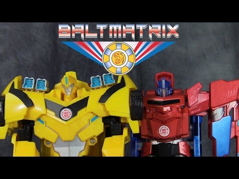 Transformers Robots in Disguise Hyper Change Heroes Combiner Force BumbleBee & Optimus Prime