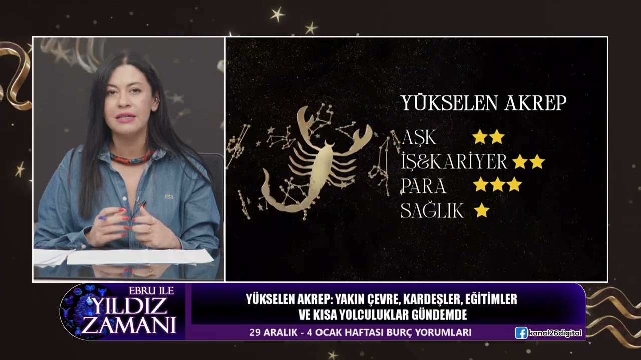 [YÜKSELEN AKREP] 29 Aralık – 4 Ocak Haftası