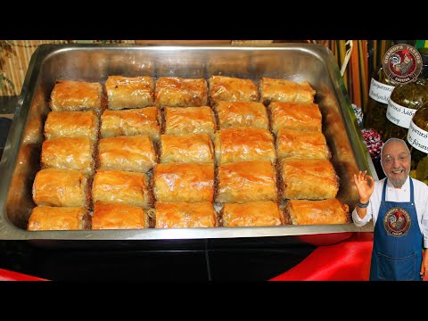 Μπακλαβαδάκια με γέμιση μήλου