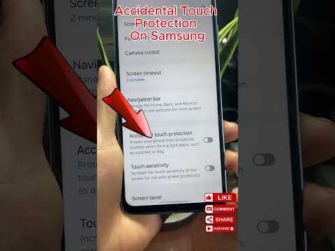 Accidental Touch Protection On Samsung