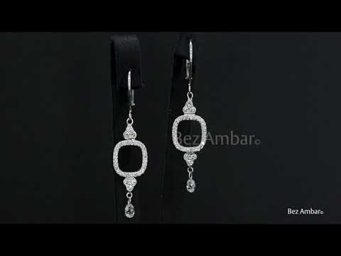 Diamond Drop Earrings from Bez Ambar