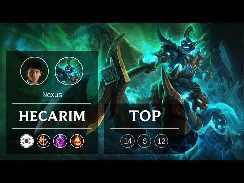 Hecarim Top vs Yasuo - KR Master Patch 9.4
