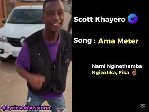 Tk Small, L Keys & Chillie - Ama Meter Lyrics Video ft Senzo.02 & Scott Khayero #amapiano #newmusic