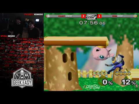 CFL Smackdown 249 Melee - Komodo (Jigglypuff) vs Krudo (Fox, Sheik) - WF