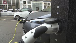 London lamp posts turned into car charging points