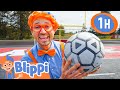 Blippi Summer Special Blippi Plays Soccer 1 HOUR OF BLIPPI TOYS