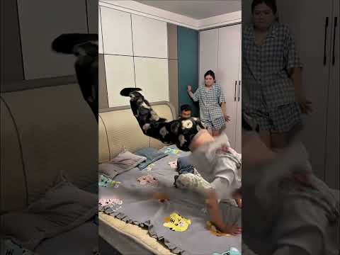 con trai ngủ mơ bố mẹ không dám ngủ #funny #haihuoc #vuinhon #giaitri