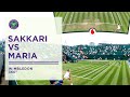 Maria Sakkari vs Tatjana Maria | Wimbledon Uncovered in 360° | Wimbledon 2022