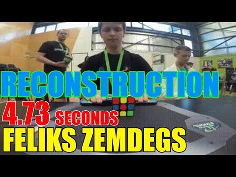 Feliks Zemdegs 4.73 3x3 WR Solve Reconstruction