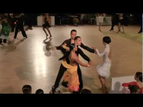 00215 Latvia Open 2012 Youth Latin 1/4 Samba Nikolay Chernov & Evgenia Florinskaya