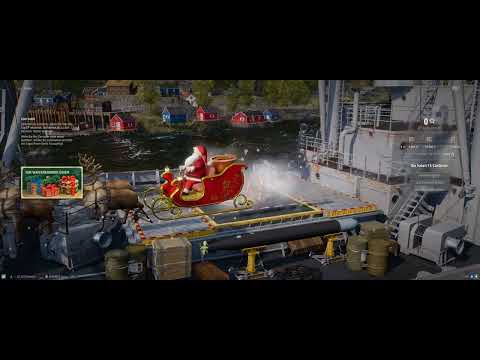 World of Warships Opening 40 Mega Santa Containers