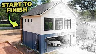 Father And His Sons Build Apartment Garage From Nothing | Timelapse