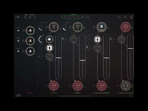 Wonderful day! 🙂 iPad AUv3 MIDI Drum Sequencer App Octachron jam w. AUM, Ruismaker and Zeeon