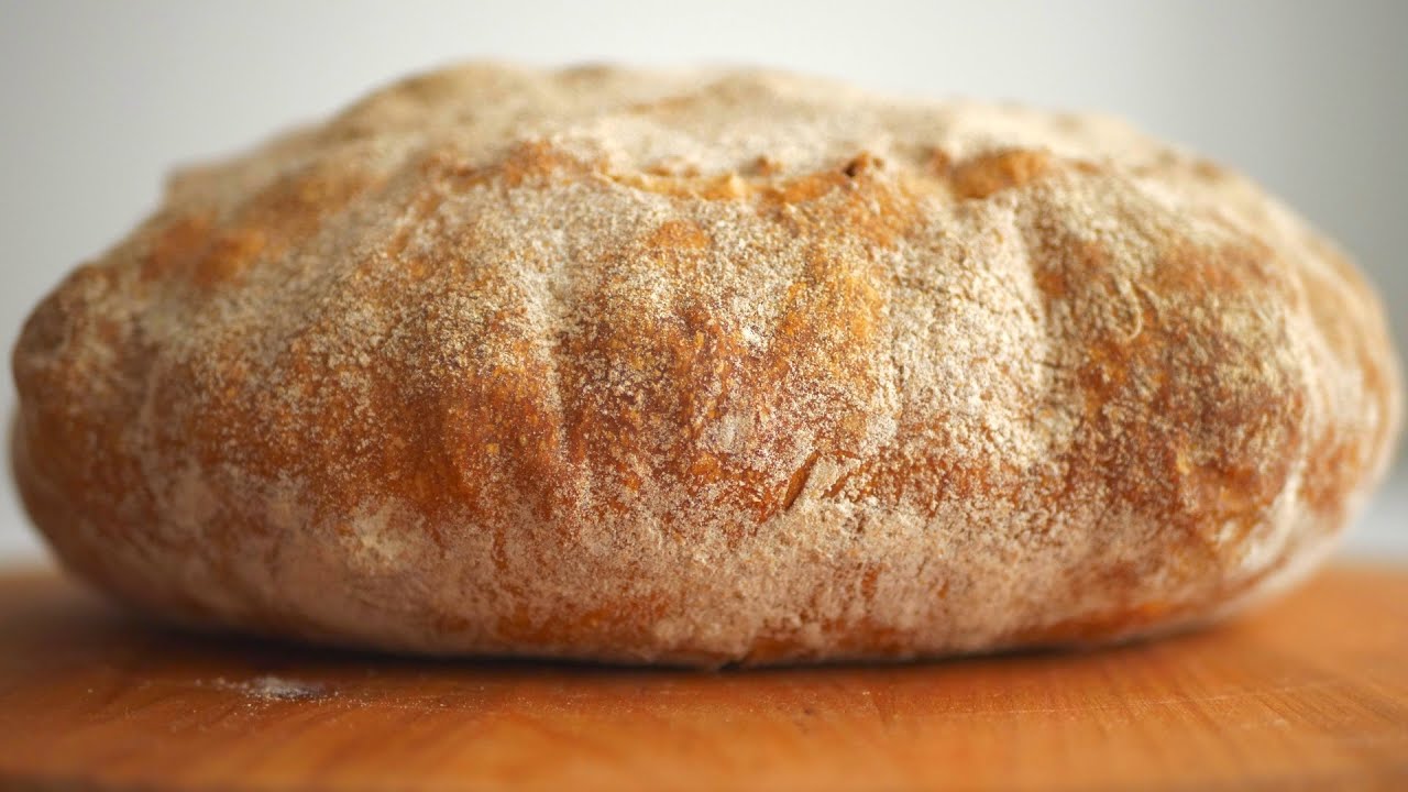 Ароматный хлеб Деревенский на спелом тесте