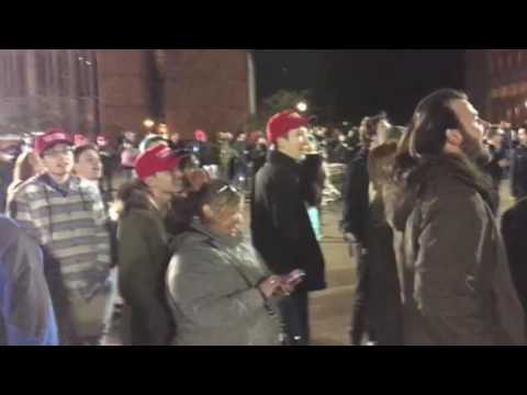 Trump Protest 2017 Seattle Washington Shooting