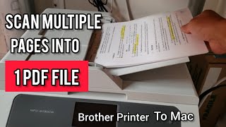 HOW TO SCAN MULTIPLE PAGES TO COMPUTER - Brother Printer To Mac 2023